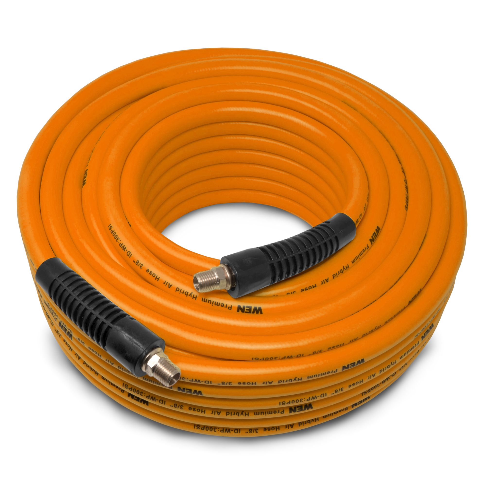 WEN, 100ft. x 3/8in. 300 PSI Hybrid Polymer Pneumatic Hose, Hose Diameter 3/8 in, Hose Length 100 ft, Model# AH3800